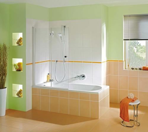 MK500 Drehfalttür für Badewanne 2-teilig 5218