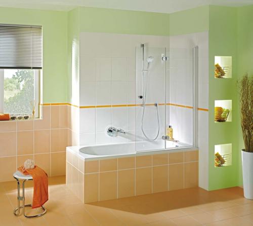 MK500 Drehfalttür für Badewanne 2-teilig 5219